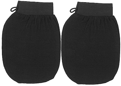 VICASKY 2 Pièces Mitaines Exfoliantes pour Bain et Douche Accessoires de Nettoyage de Peau Lot de Mitaines de Douche