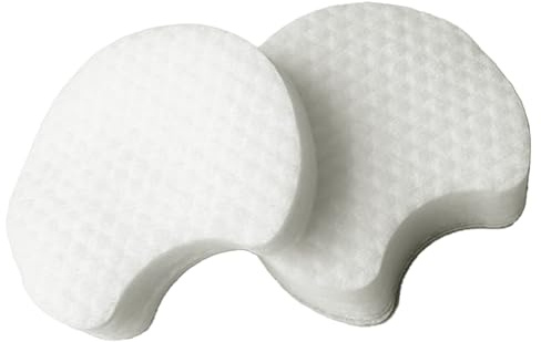 Almohadillas desmaquillantes reutilizables, almohadillas de algodón orgánico de fibra natural, paquete de 300 unidades, herramienta de eliminación facial con patrón de perlas, ecológicas para
