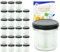 MamboCat 24er Set Sturzgläser 167 ml Deckelfarbe schwarz to 66 inkl. Diamant Gelierzauber Rezeptheft, Marmeladengläser, Einmachgläser, Einweckgläser, Gläser