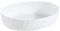 Luminarc 06964 Auflaufform oval Trianon 22 cm Backform Bratbräter Hartglasgeschirr Glasbräter Ofenform Hartglas Backoffen Mikrowellen-Spülmaschinenfest weiß modern, Glas