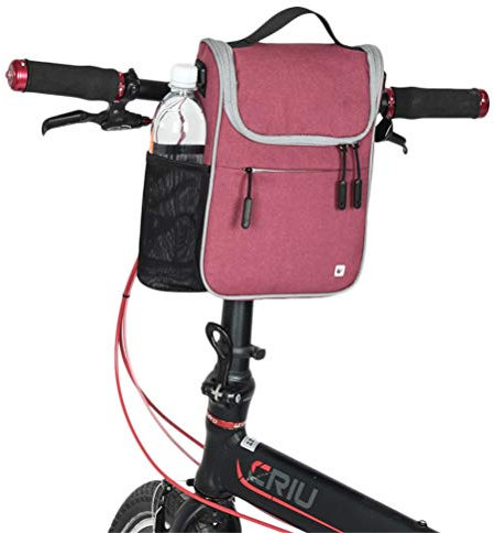 OYHN 5L Fahrradlenkertasche wasserdicht fahrradlenkertasche vorne Fahrrad Fahrrad Packtasche Fahrrad Tasche,Rosa