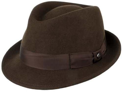 Lierys Classic Wool Trilby Fedora Hombre Mujer Verano Invierno Impermeable Lluvia Plegable