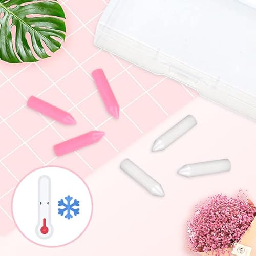 SPOKKI Diamond Painting Pen Replacement Wax Glue - 12 PCS Wax Tips for DIY Craft Painting