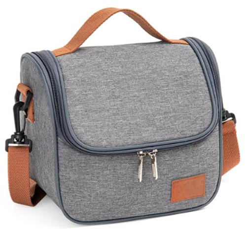 Mandarinmelon Bolsa Termica Porta Alimentos De 7lt. Bolsa Alimento Comida con correa desmontable. Bolsa Isotermica Porta Alimentos Para Playa,Trabajo Y Oficina. Bolsa termica infantil