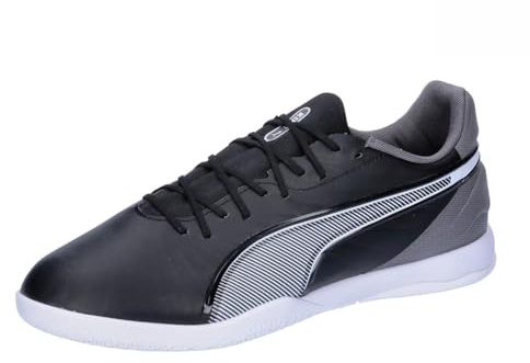 Puma Unisex Adults King Match IT Soccer Shoe, Puma Black-Puma White-Cool Dark Gray, 40.5 EU