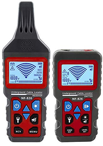 GAMWATER Localizzatore di cavi sotterranei, tracciatore di fili, tester recinzioni per cani, test Short Circuit Breaker ﻿