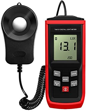 Ljusmätare, Digital ljusmätare Handhållen fotografi Digital Light Meter Split Light Meter LUX/FC Light Meter Environmental Tester Testerverktyg(TA8131)