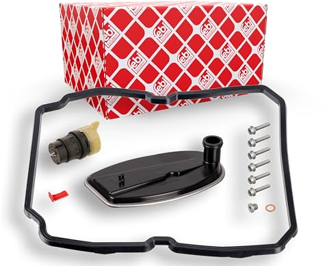 febi bilstein 100253 Transmissieoliefilterset voor automatische transmissie, met afdichting, O-ring en bevestigingsschroeven, 1 stuk