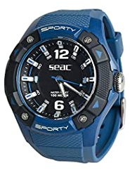 SEAC Sporty, Lifestyle Watch Water Resistant 100 mt, High Resistance Rubber Strap