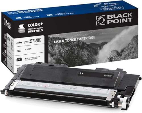 BLACK POINT Toner Kompatibel zu W2070A mit Chip - Schwarz - für HP: Color Laser 150NW, Color Laser MFP 178NW, Color Laser MFP 179FNW - TÜV Zertifiziert