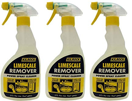 Kilrock 3 x Limescale Remover, Power Spray Cleaner, 500ml
