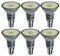 EACLL E14 LED Kaltweiß 6W Ersetzt 100W R50 Halogen Glühlampe, 6er-Pack. 820 Lumen 6000K Leuchtmittel, AC 230V Flimmerfrei Energiesparlampe, Abstrahlwinkel 120° Strahler Nicht Dimmbar Reflektor Lampe