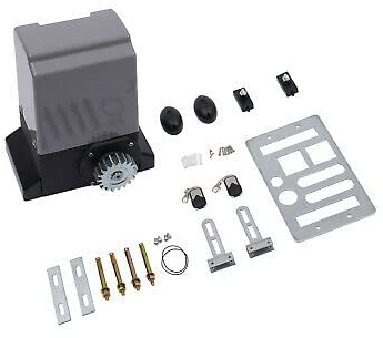 750W Elektrisch Fernbedienung Türöffner 2000KG Schiebetorantrieb Torantrieb Motor Werkzeugset mit Fernbedienung