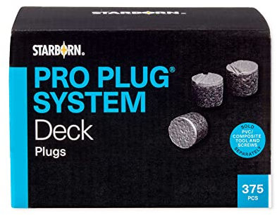 Starborn Pro Plugs for TimberTech Maritime Gray Decking - 375 Count