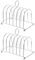 2pcs Toast Rack Toast Holder Bread Loaf Stand Cooling Rack Toast Table Serving Breakfast Camping Toaster Accessory