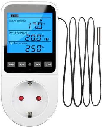 INKBIRDPLUS Temperaturregler mit Timer und Sonde für Gewächshaus Mit DE