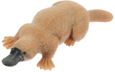 SOIMISS Miniatura Modellino di Anatra Ornitorinco in Plastica Realistica Figura Animale Simulata Educativa per Decorazione da Tavolo e Giardino Regalo Didattico per Apprendimento Fauna