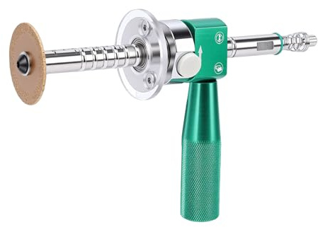 Luocute Inside Pipe Cutter, Adjustable PVC ABS Plastic Cutting Tool with 4 Inch Scale and Stainless Steel Handle for Plumbing HVAC and Exhaust Pipe Repair