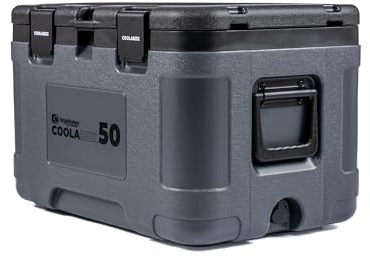 RidgeMonkey Outdoors CoolaBox Insulated Ice Box Cooler - Heavy Duty Hard Shell Cool Box for Camping, Fishing, & Picnics - 20L, 30L, 50L Sizes - Keeps Cold up to 120 Hours