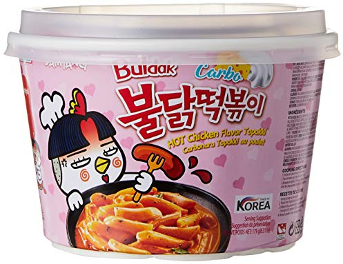Samyang Hot Chicken Flavour Buldak Topokki - Carbonara 179g