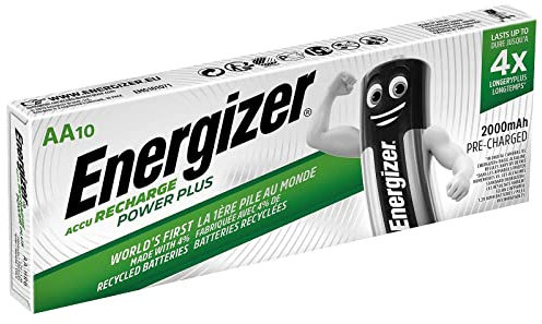 Energizer Recharge Power Plus AA 2000 mAh (par 10)