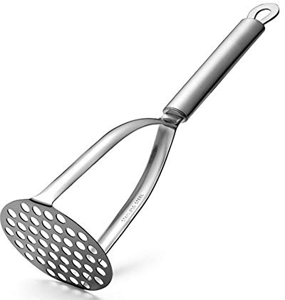 Potato Masher,Heavy Duty Stainless Steel kitchen Steel Potato Masher,Mashed Potatoes, Vegetables and Fruits.