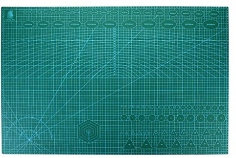 A1 Große Handwerk Schneidematte, Selbstheilung 3 Schichten doppelseitig Schneidmatte für Stoff, Nähen und Handwerk - Imperial/Metrik