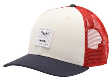 IRIEDAILY Daily Flag Meshcap, Navy Red, One Size