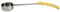 Gokoti Pizza Spread Sauce Ladle Rubber Handle Flat Bottom Kitchen Cooking Spoon Stainless Steel Measuring Stir Soup Spoon -3 Oz