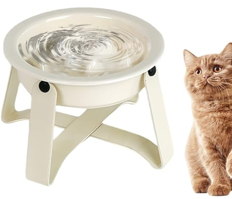 Dog Bowl Slow Down – Ceramic Metal Anti-Swallowing Slow Feeding Bowl, Crockery Feeding Bowl with Iron Stand for Kitchen, Household, Home, Indoor, Outdoor, Everyday Use