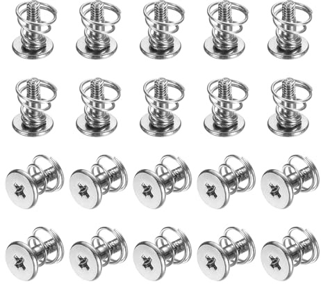 QUARKZMAN Vis A Ressort M2x8mm, 20 Pcs Vis A Ressort Pour Plaque Arriere Radiateur GPU Carte Graphique Pour Ventilateur Ordinateur CPU Radiateur Carte Mere