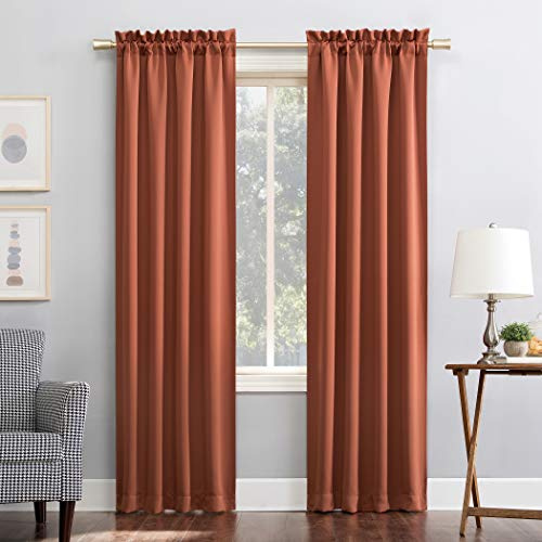 Sun Zero Easton - Tenda oscurante, a risparmio energetico, 101,6 x 160 cm, colore: Terracotta