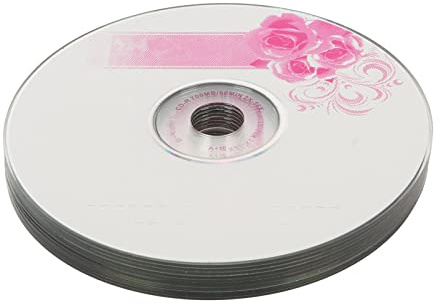 BAOK CD Vierges, CD 52X Pratiques Largement Utilisés pour Stocker des Images Numériques (10PCS)