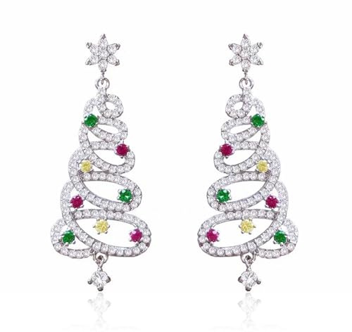 Boucle d'Oreille Noel, Boucles d'Oreilles Femme, Cadeau de Noël