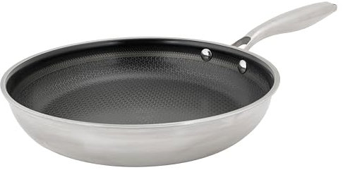 Cosy & Trendy Sartén de acero inoxidable antiadherente Hexapro,D24Xh4,5 Cm-Todos los quemadores incluyendo Inducción