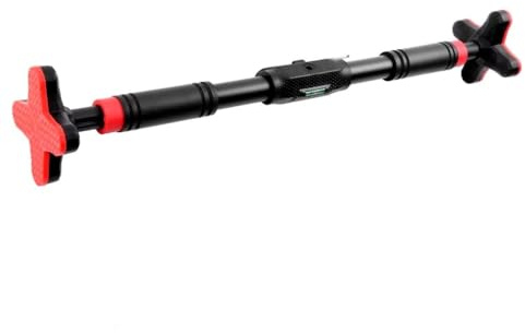 TimeBREAK Barra de dominadas sin tornillos, ancho ajustable (91 – 120 cm), carga máxima 150 kg