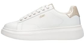 Liu Jo Sneaker Babol (White/Light Gold BF5059 PX748, Sistema Taglie Calzature EU, Adulto, Donna, Numero, Media, 40)