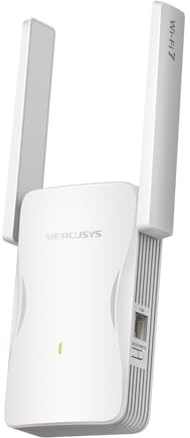 Mercury TP-Link ME25BE Ripetitore WiFi 7 BE3600Mbps, 1 Porta Gigabit Ethernet, Ripetitore WiFi Potente per Casa, Wifi Extender, Compatibile con Tutti i Box Internet, 2 Antenne Esterne, Modalità RE/AP