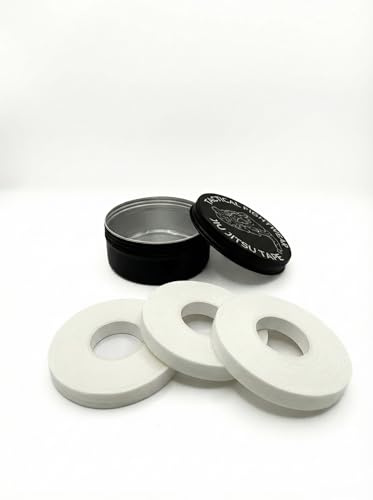 Tactical Fightwear Finger Tape - Cinta de agarre para BJJ, MMA y Grappling, también para escalada, Crossfit y Fitness - 0.8cm x 10m - Fuerte agarre y resistente al sudor