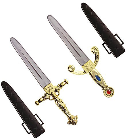 PUGNALE CON GEMME E FODERO ACCESSORI PER ABITO VESTITO TRAVESTIMENTO CARNEVALE BAMBINO