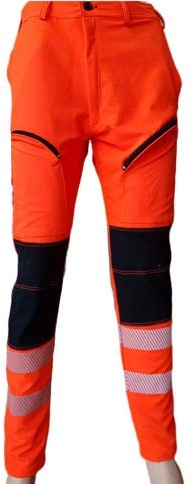 trevolstore Pantalone Slim Fit Arancio Fluo 118 (XXL)
