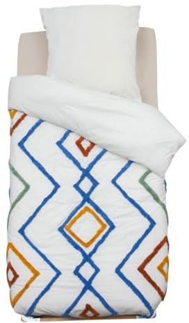 ATMOSPHERA CREATEUR D'INTERIEUR - Set 2 pezzi di biancheria da letto per bambini adi in cotone trapuntato 140x200cm