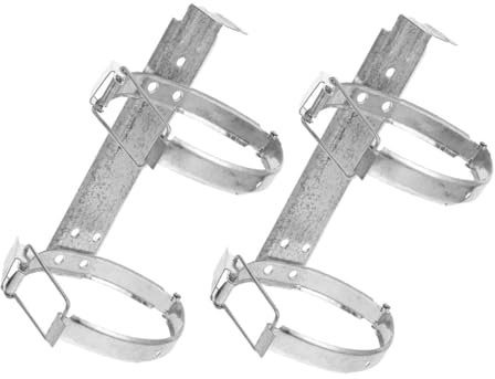 HOMOCONO 2 Stück Feuerlöscherhalterung Eisen-wandhalterung Für Den Universellen Einsatz in Fahrzeugen Und Auf See 3/4 Kg Tragkraft Einfache Installation