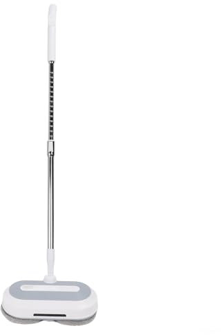 Cordless Electric Mop, Dual Motor Electric Spin Floor Mop with Water Sprayer, Powerful Automatic Floor Polisher Mops for Hardwood, Tile, Marble All Floors (GB Plug)