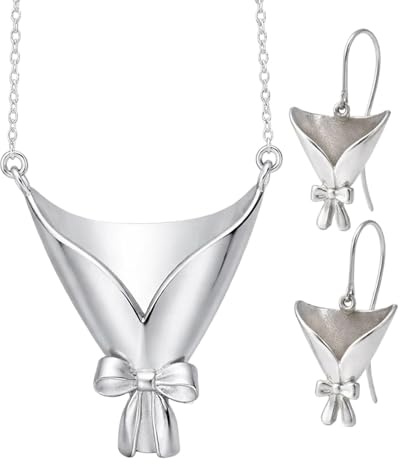 Collana indossabile con vaso di fiori | Gioielli per il collo alla , collana con ciondolo a forma di essiccato reale – accessorio per il collo alla per donne ragazze madri compleanno