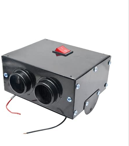 Tragbare Autoheizung, TOTMOX 24V 500W Heizung für Windschutzscheibe, Auto Heizlüfter Lufterhitzer, Frontscheibenheizung Windschutzscheiben Defroster, Warmer Lüfter Standheizung mit 2 Anschlüssen