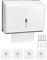 QWORK® Distributeur pour essuie-Mains pliés, Fixation Murale sans perçage, Capacité de 200 Feuille, Idéal pour Les centres commerciaux, Les hôtels, Les Bureaux, Les Maisons