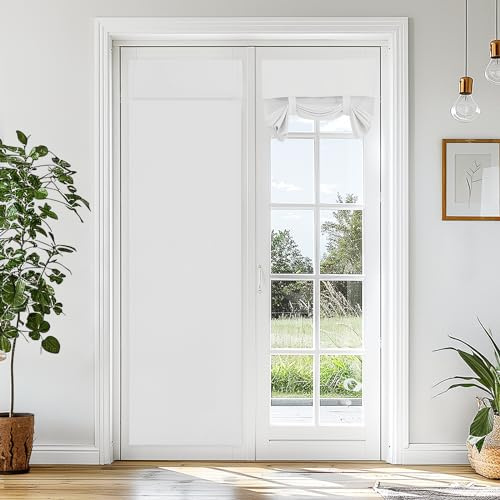 Vatge Cortinas de puerta francesa de 70 pulgadas de largo, cortinas para oscurecer la habitación, persianas de privacidad para decoración de puertas de cristal, ideales para patio, puerta francesa y