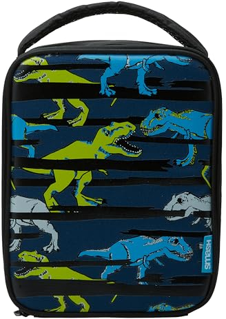Smash Dino Insulated Lunch Bag, Polyester/Nylon 600D, 4 liters
