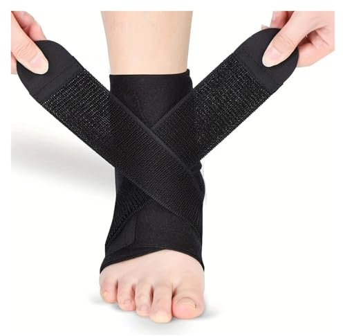 MTKSFDC Bandage FußGelenk Knöchelbandage mit PE-Platte, verstellbares Knöchel-Kompressionspaket aus Neopren, for Knöchelverstauchung, Laufen, Achillessehnenentzündung bänderriss schiene